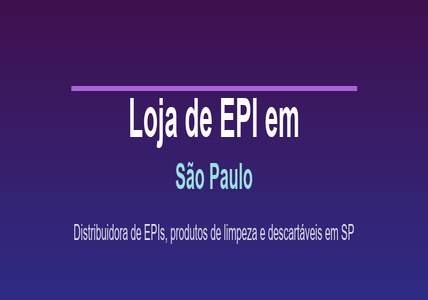 Loja de EPI em São Paulo