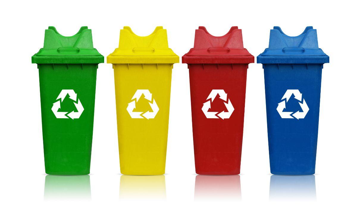 Lixeira para coleta seletiva​
